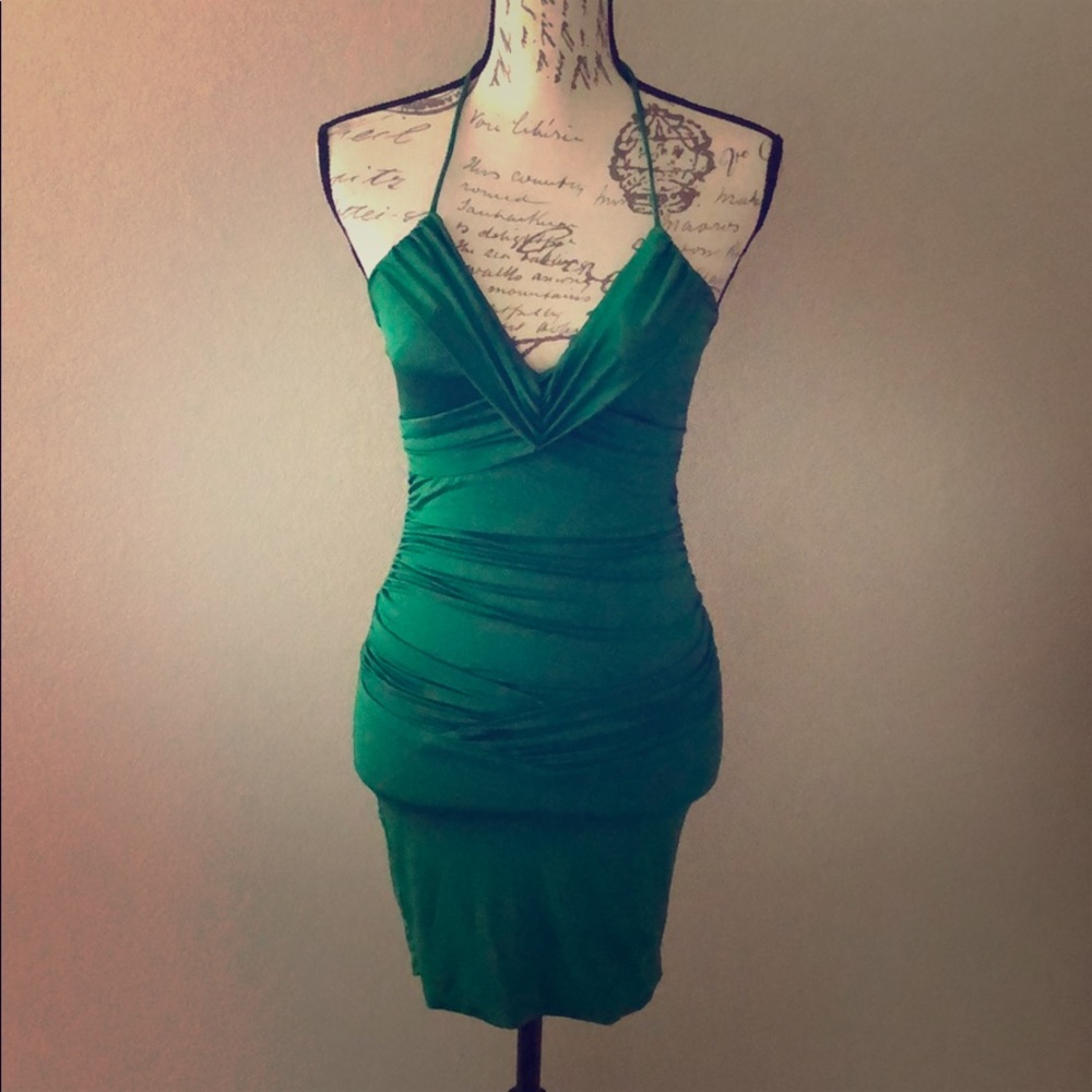 5/$25 Sexy Deep V-Neck Halter Dress